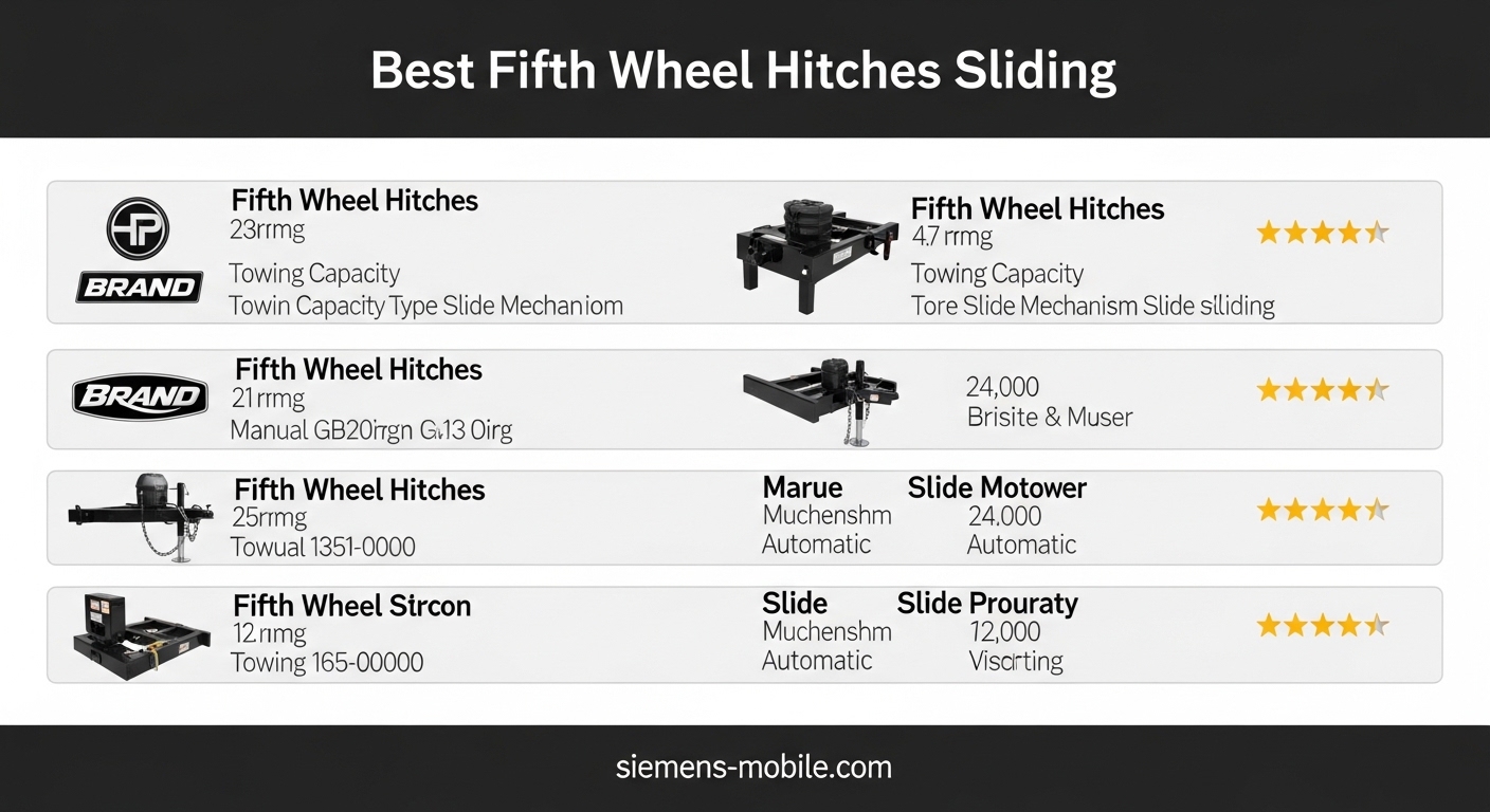Best Fifth Wheel Hitches Sliding