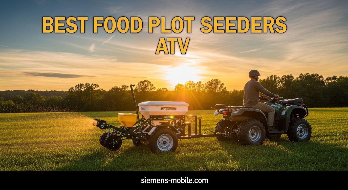 Best Food Plot Seeders ATV