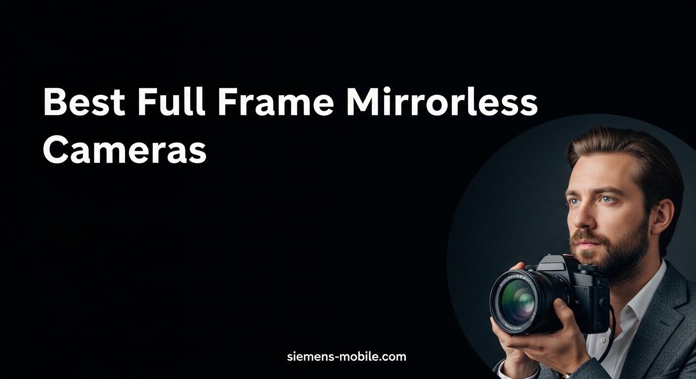 Best Full Frame Mirrorless Cameras