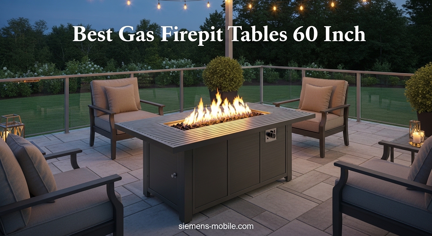 Best Gas Firepit Tables 60 Inch