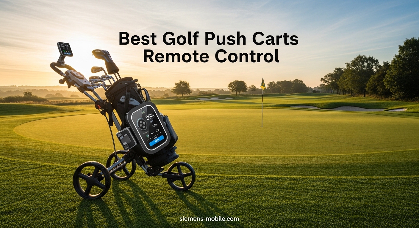 Best Golf Push Carts Remote Control