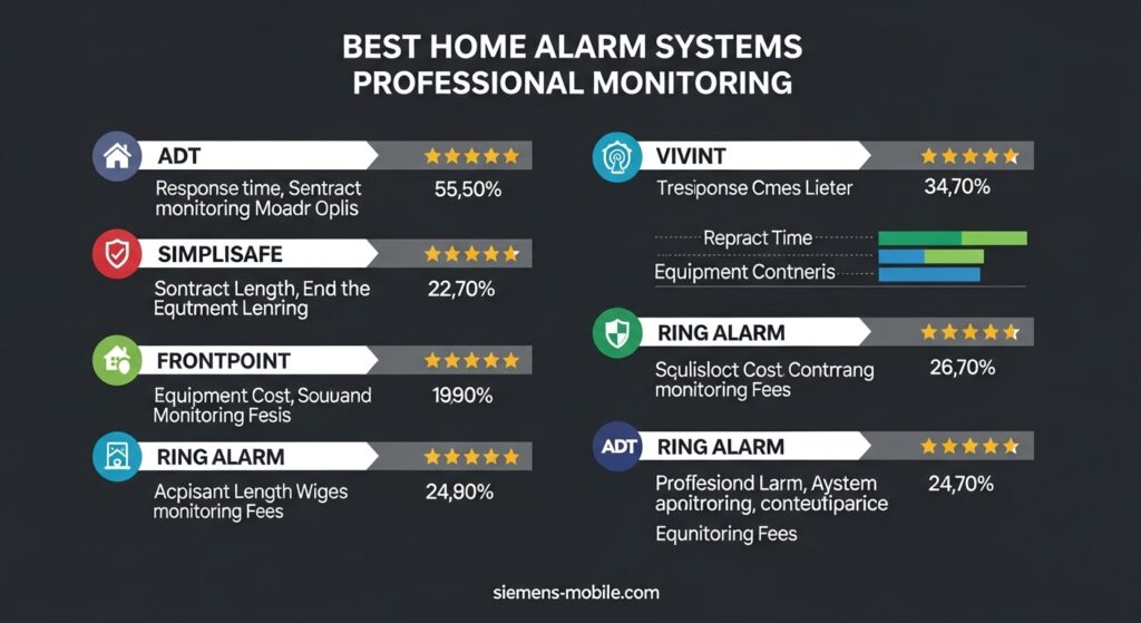 Best Home Alarm Systems Professional Monitoring