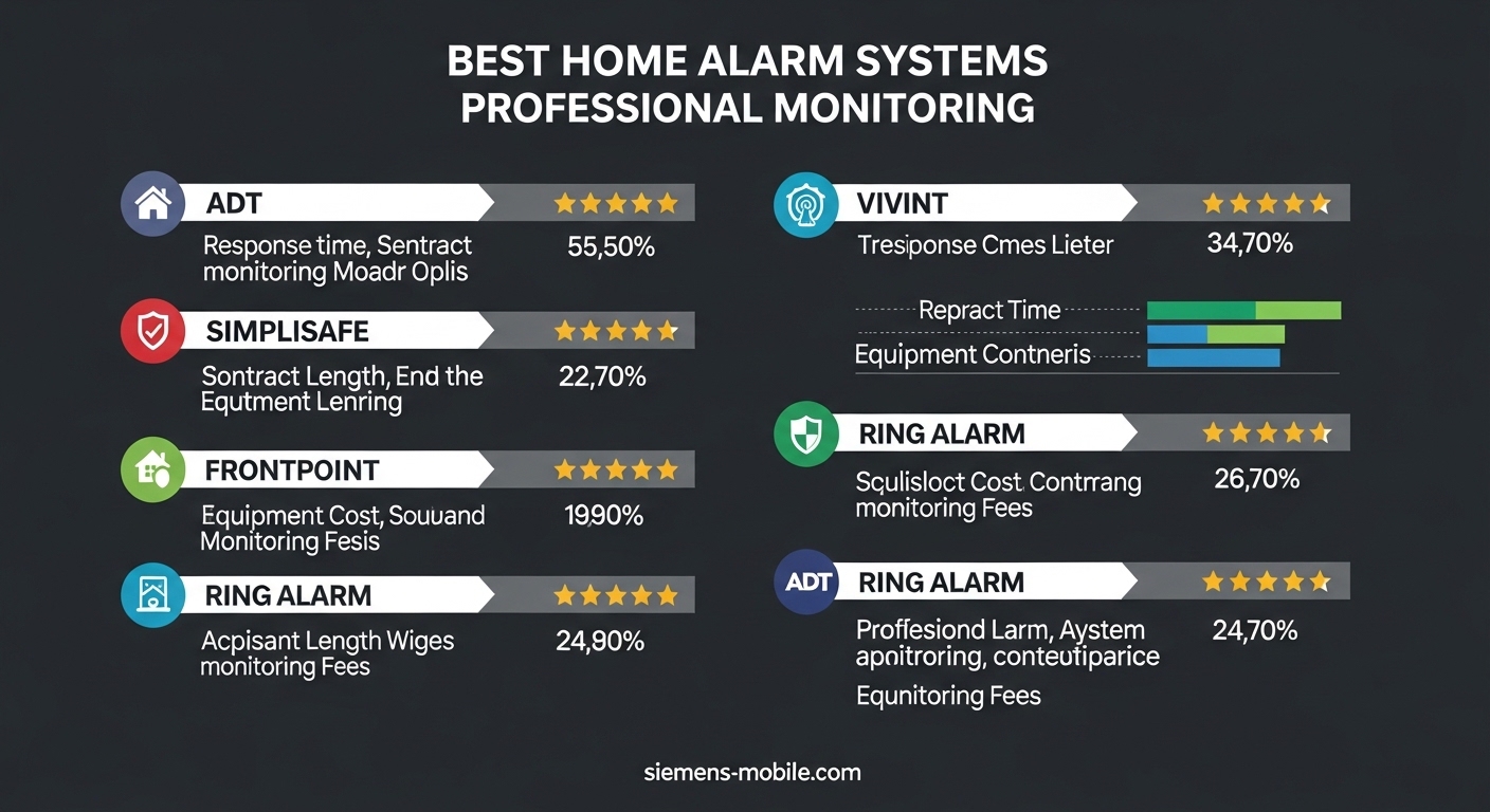 Best Home Alarm Systems Professional Monitoring