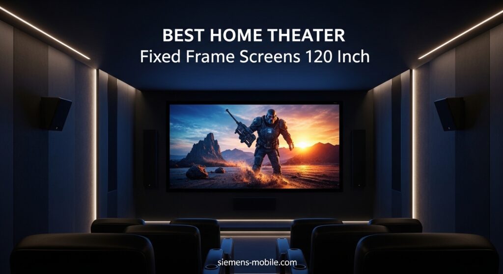 Best Home Theater Fixed Frame Screens 120 Inch