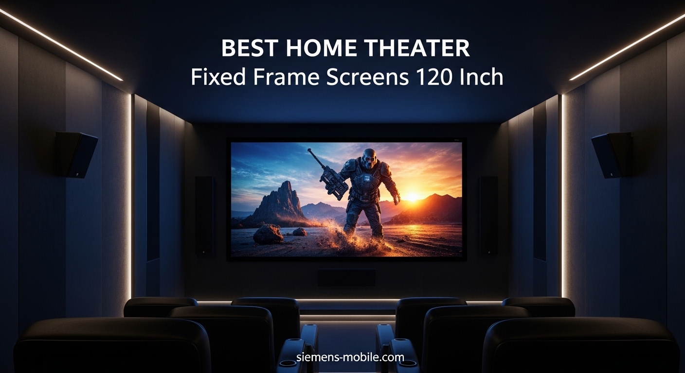 Best Home Theater Fixed Frame Screens 120 Inch