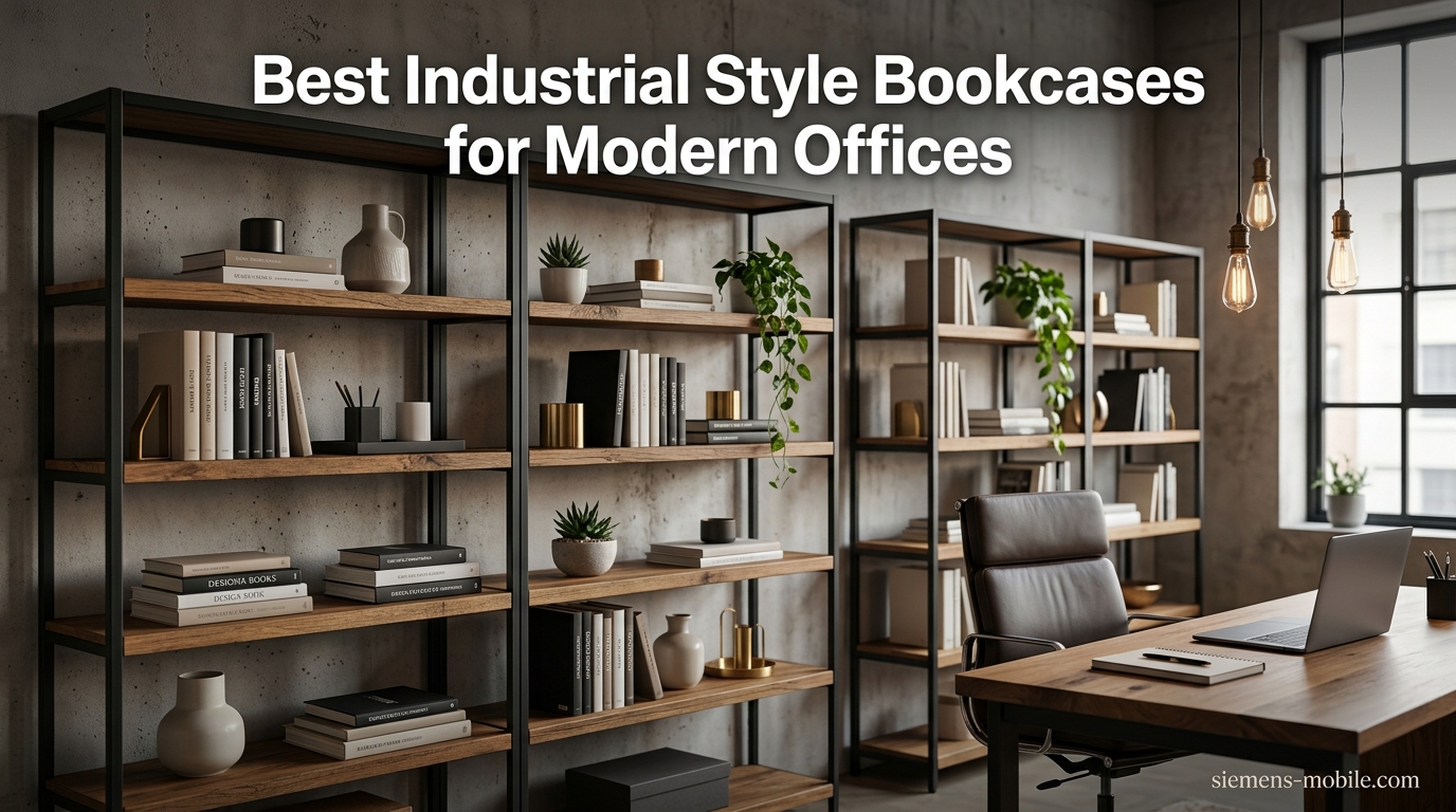 Best Industrial Style Bookcases for Modern Offices