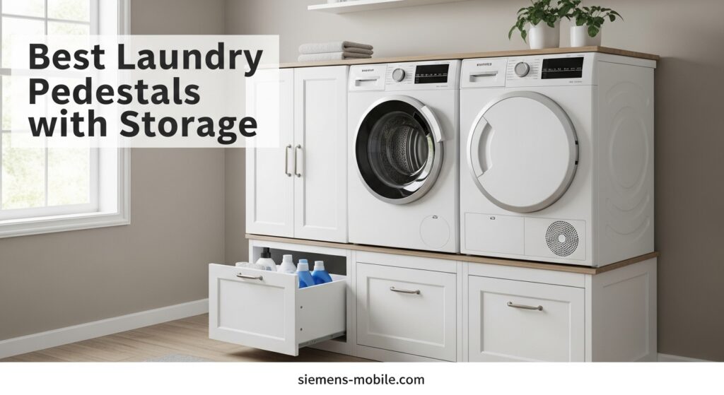 Best Laundry Pedestals with Storage