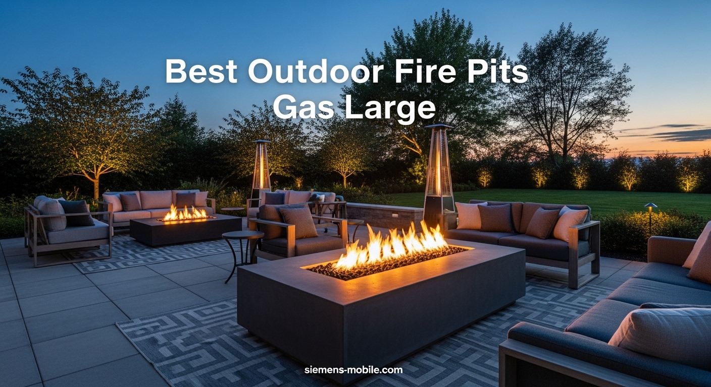 Best Outdoor Fire Pits Gas Large