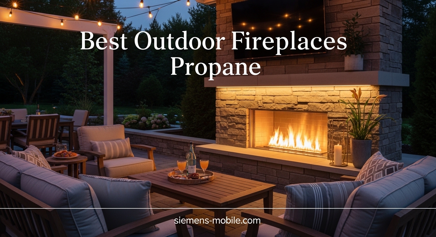 Best Outdoor Fireplaces Propane