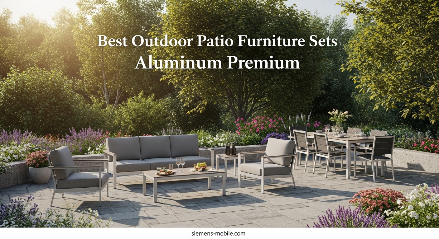 Best Outdoor Patio Furniture Sets Aluminum Premium