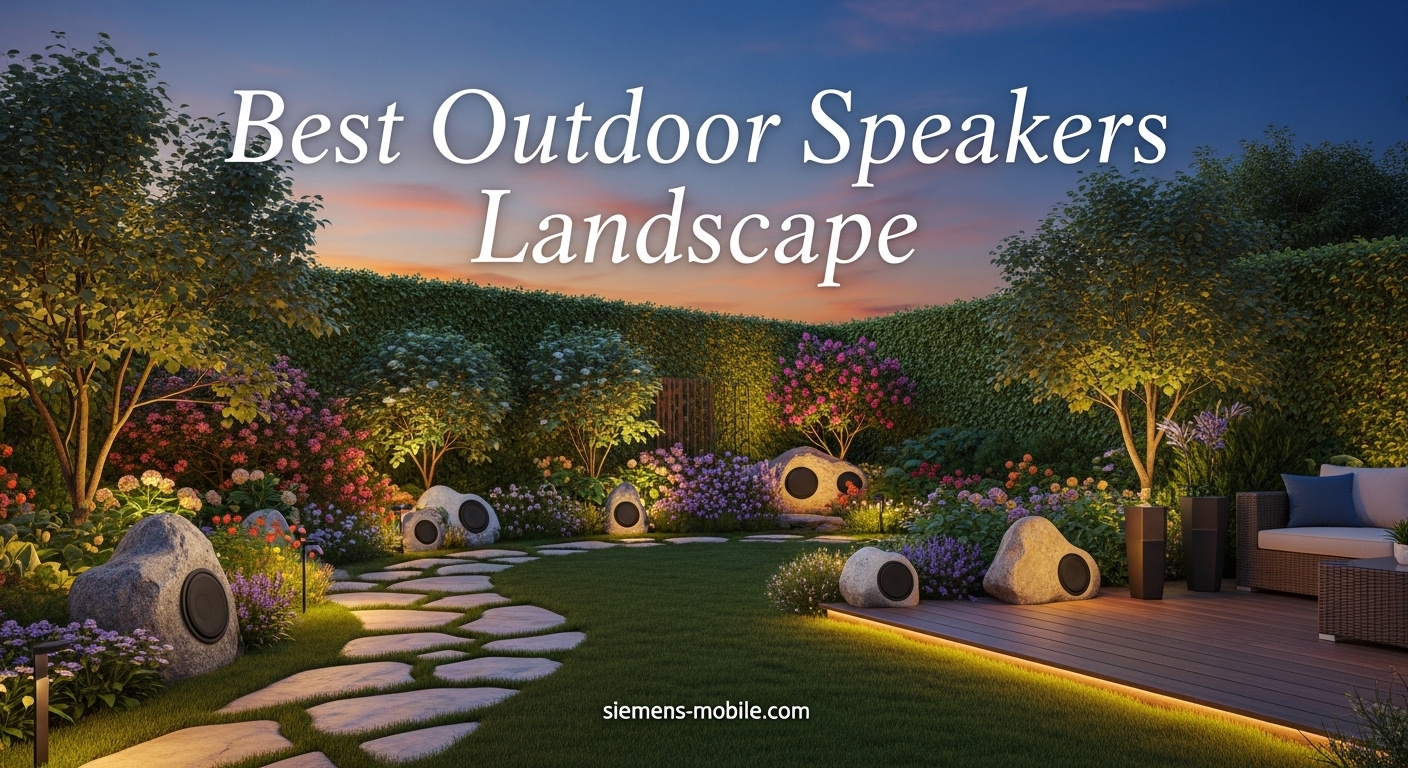 Best Outdoor Speakers Landscape