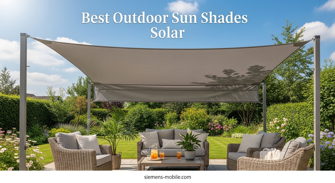 Best Outdoor Sun Shades Solar