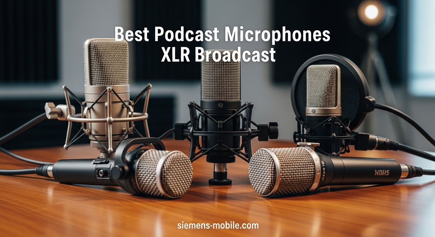 Best Podcast Microphones XLR Broadcast