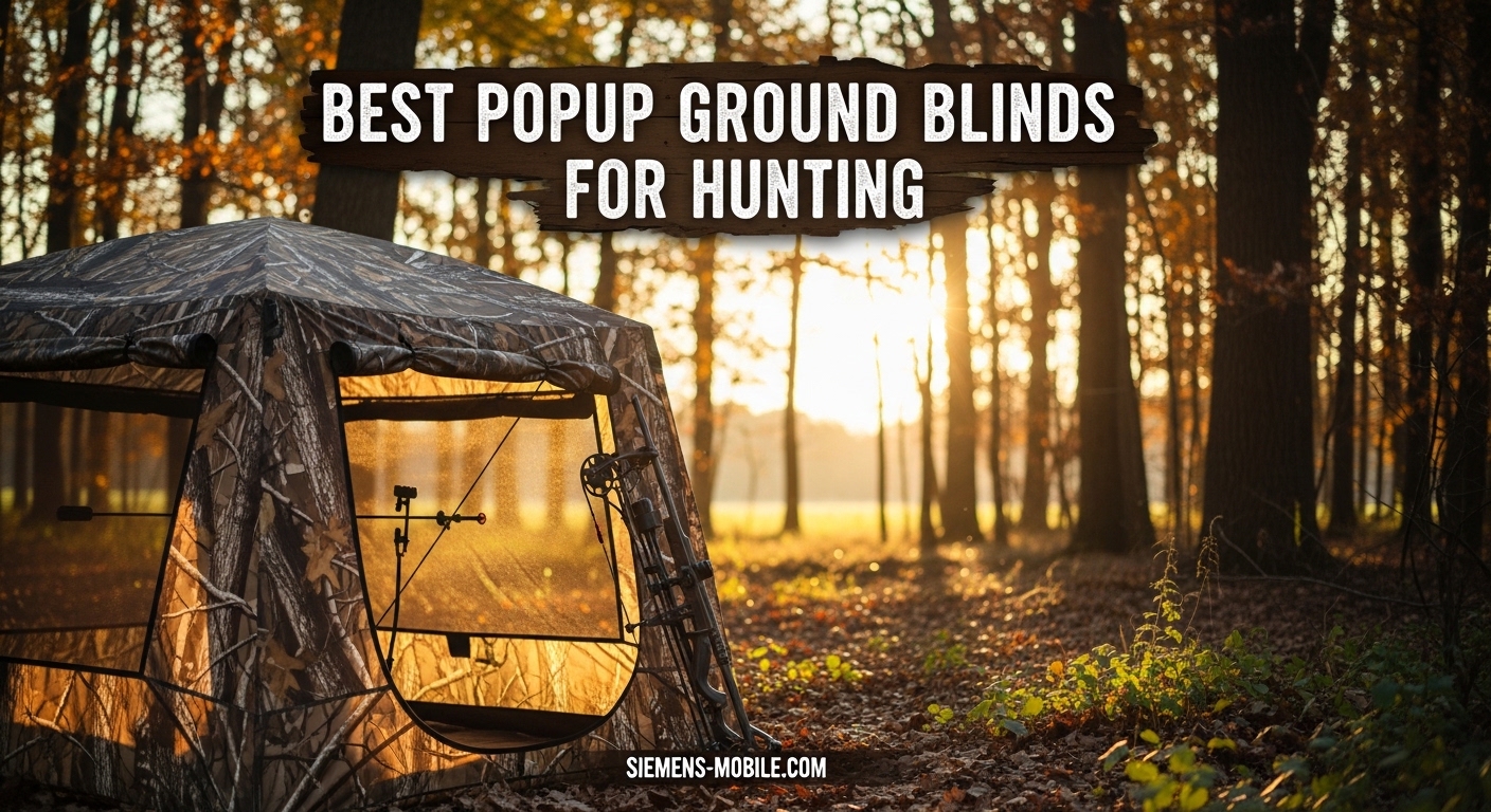 Best Popup Ground Blinds for Hunting