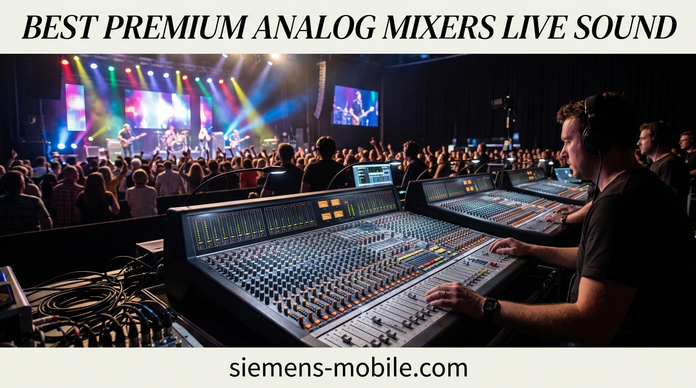 Best Premium Analog Mixers Live Sound