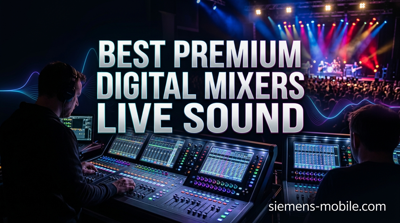 Best Premium Digital Mixers Live Sound
