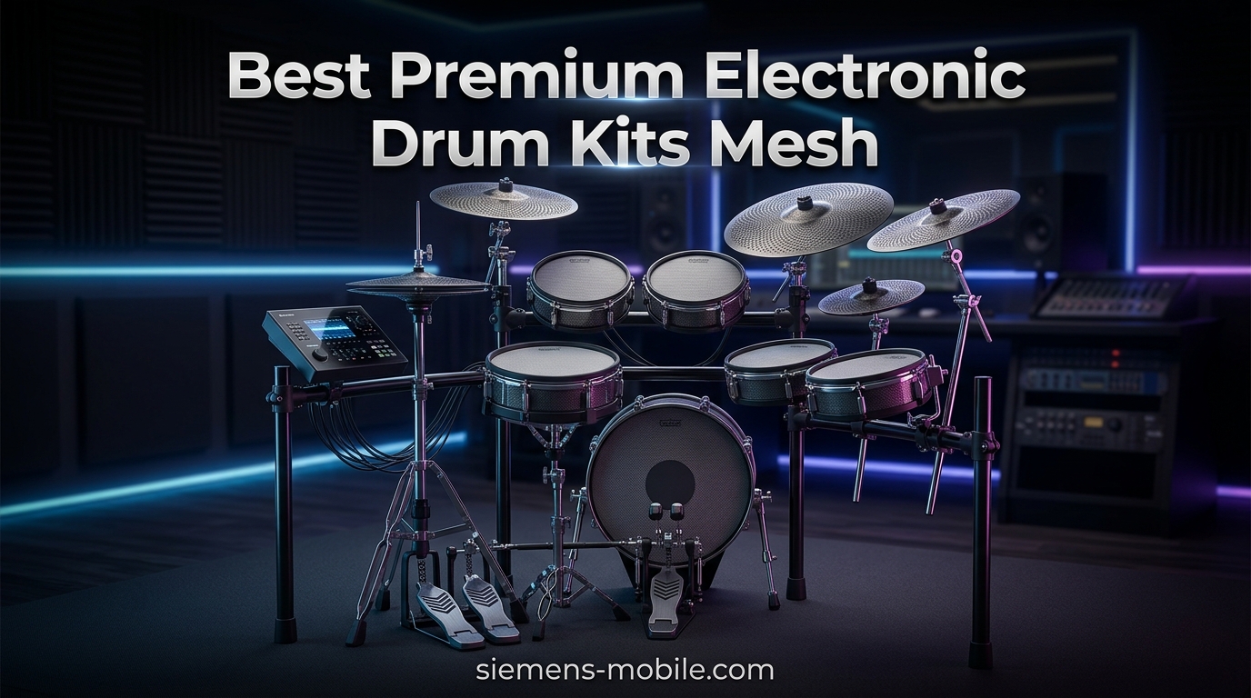 Best Premium Electronic Drum Kits Mesh