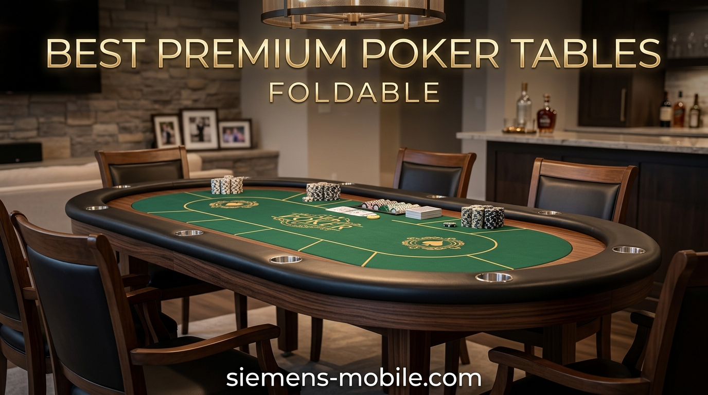 Best Premium Poker Tables Foldable