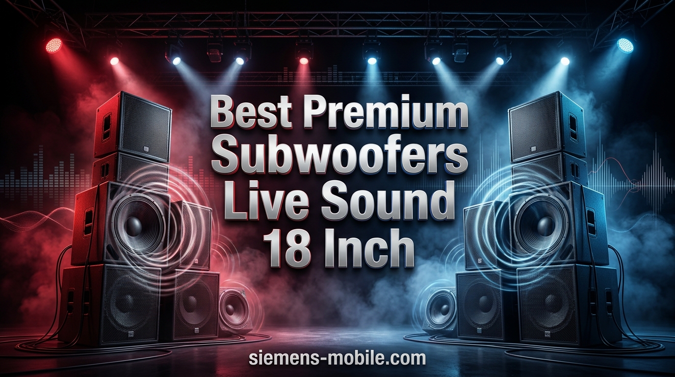 Best Premium Subwoofers Live Sound 18 Inch