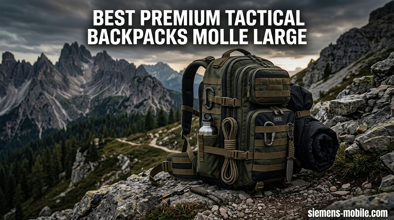 Best Premium Tactical Backpacks MOLLE Large
