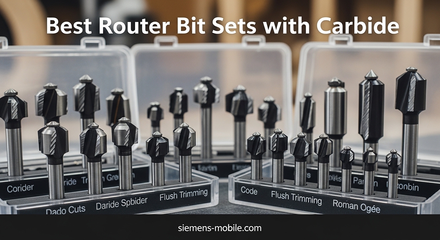 Best Router Bit Sets with Carbide