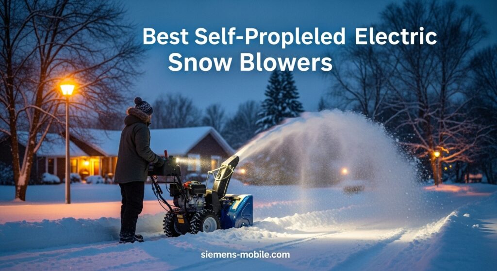 Best Self-Propelled Electric Snow Blowers