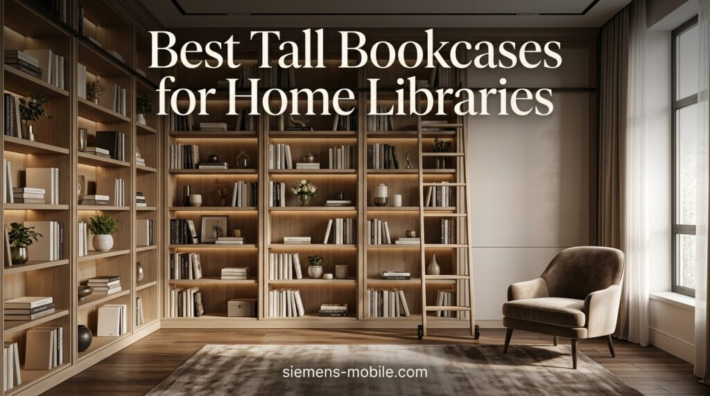 Best Tall Bookcases for Home Libraries