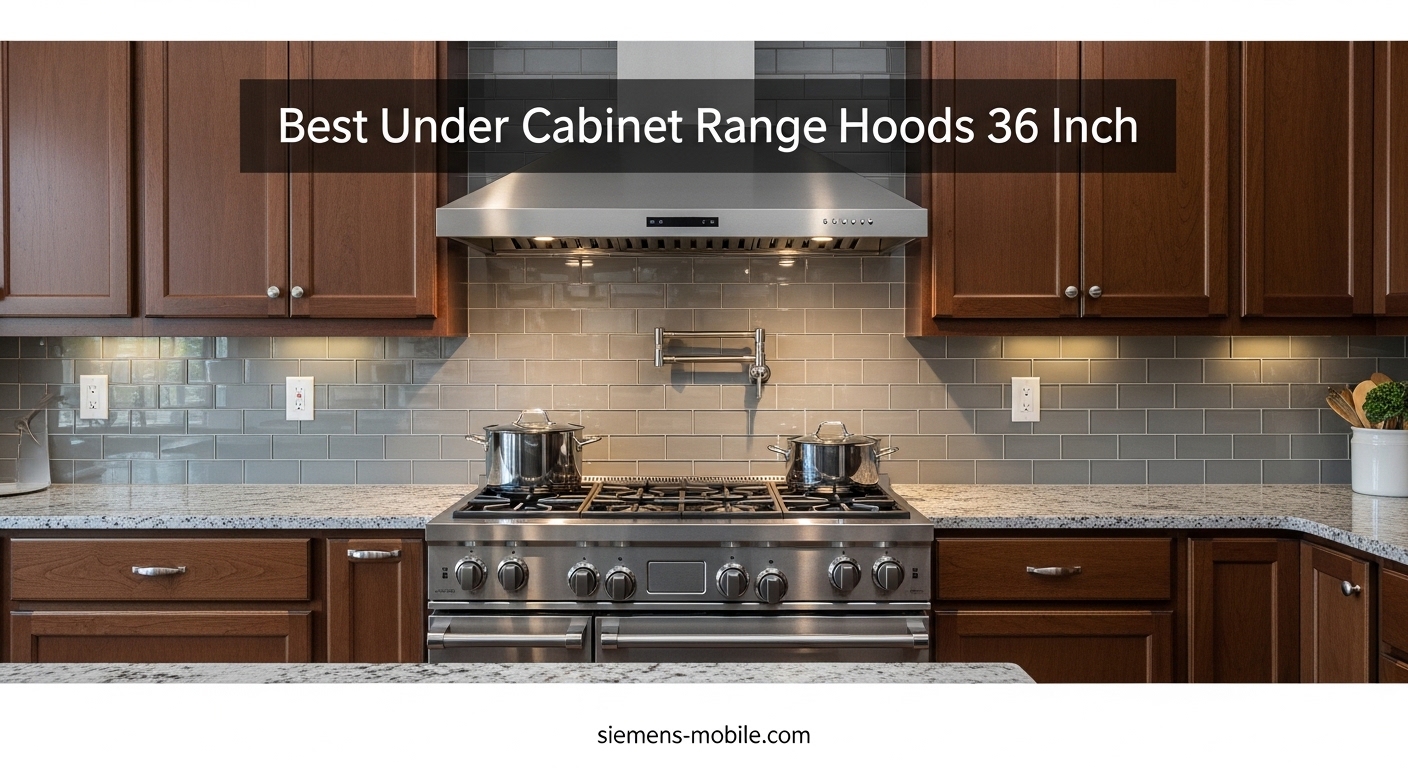 Best Under Cabinet Range Hoods 36 Inch