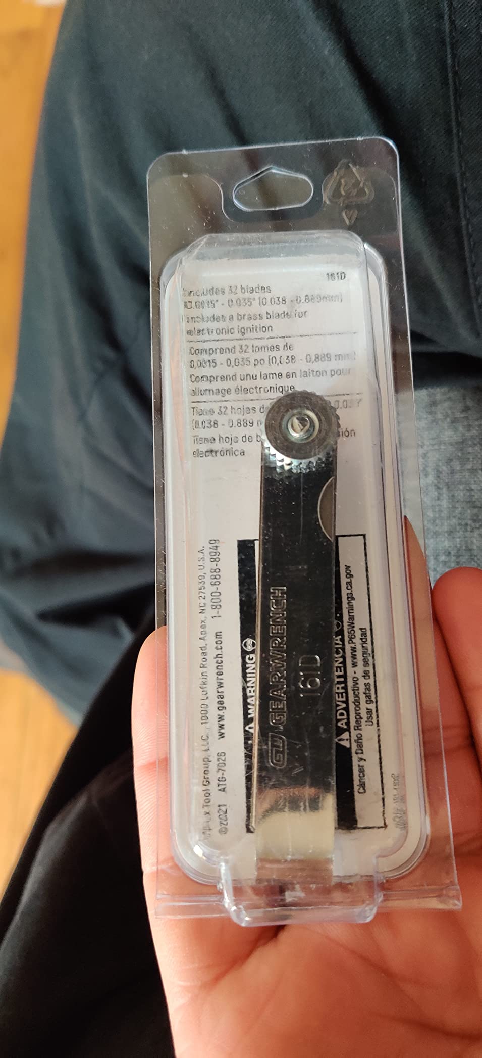 GEARWRENCH 32 Blade Deluxe SAE/Metric Feeler Gauge | 161D customer photo 2