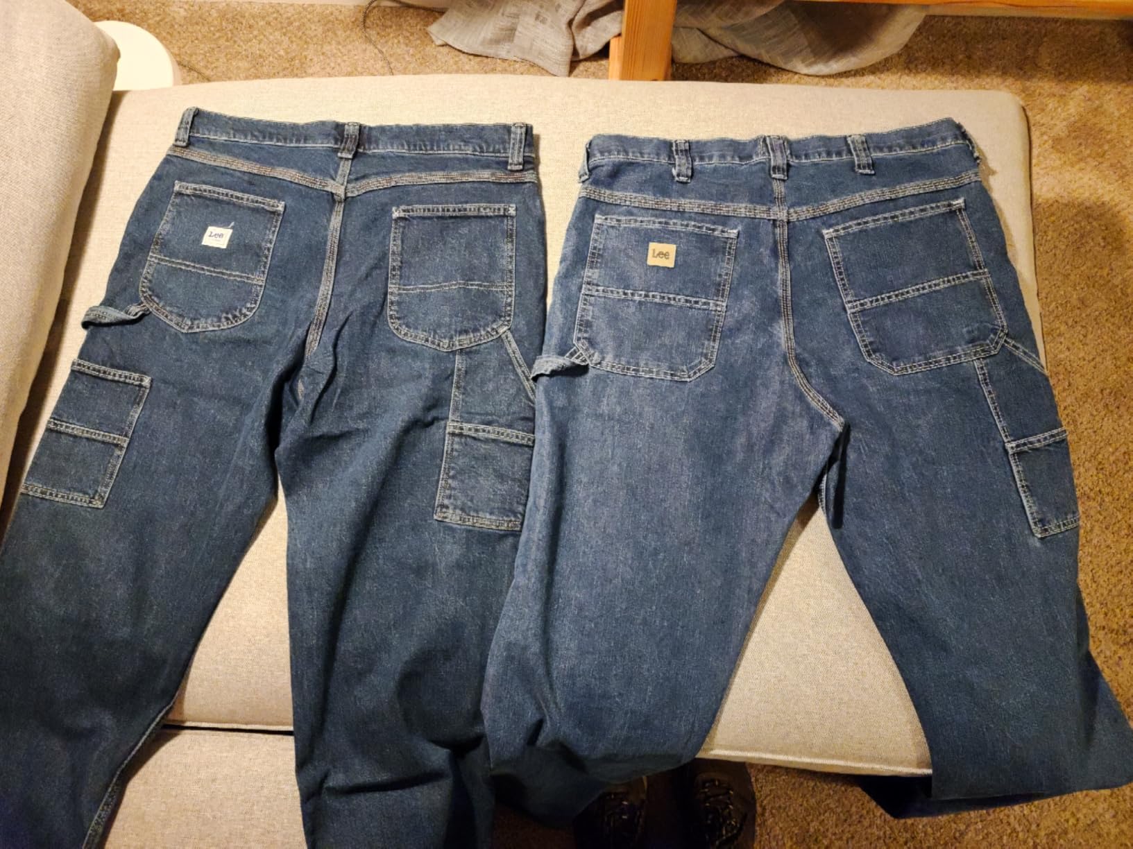 Carhartt Men's Loose Fit Straight Leg Carpenter Jean customer photo 2