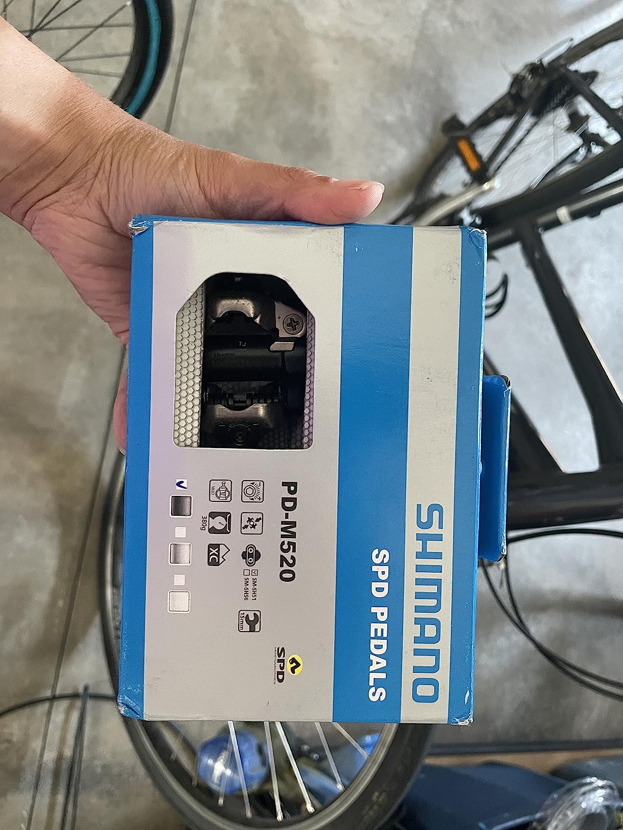 Shimano PD-M520 SPD Pedals customer photo 1