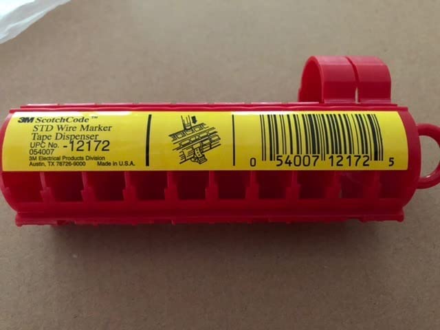 3M ScotchCode Wire Marker Tape Dispenser w/ Tape STD-0-9, Includes 1 each of 0-9 numbered rolls customer photo 2
