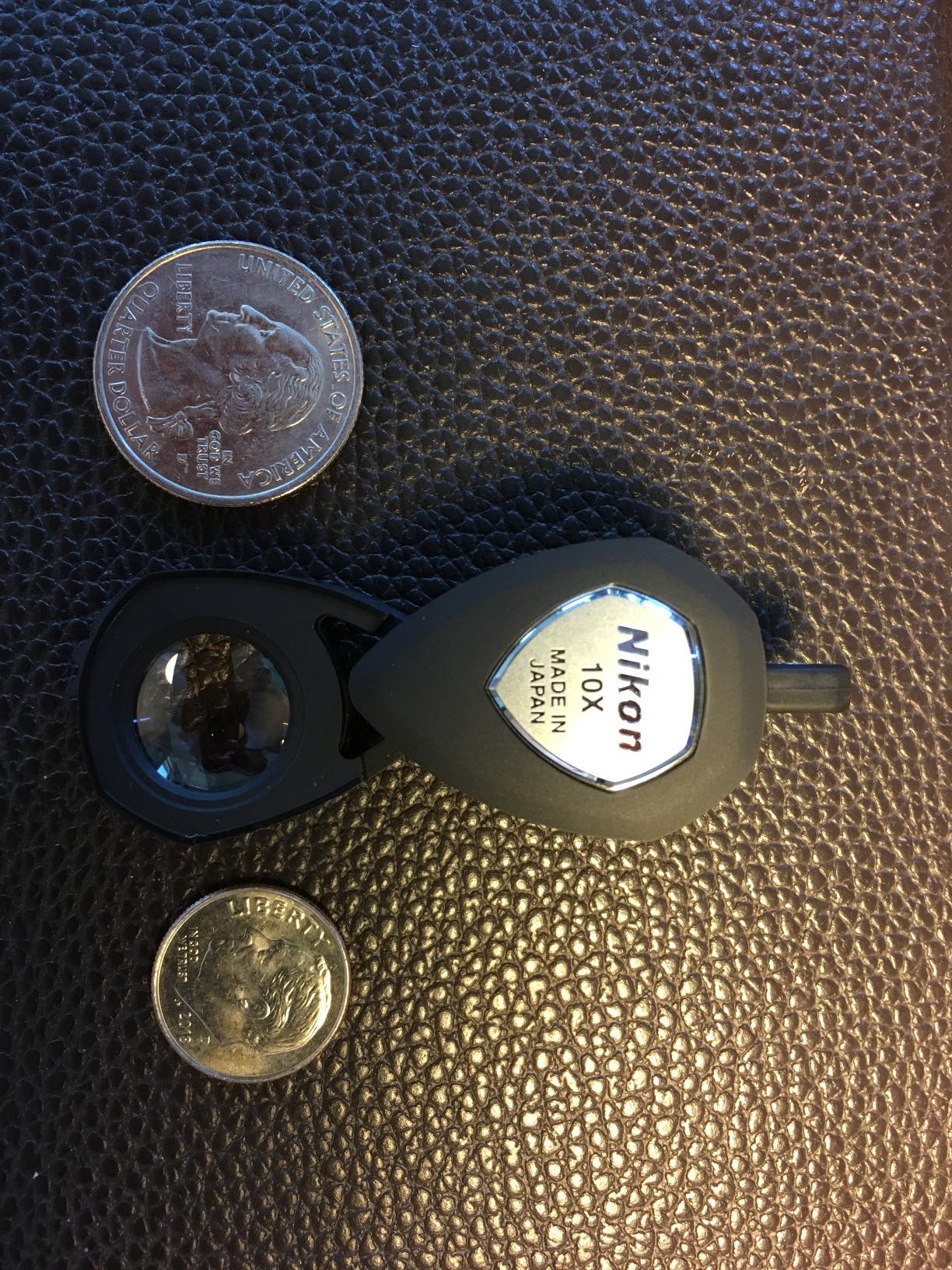 Nikon Pearl Jewelry Judgment Loupe II WX 2E+1x Magnifier customer photo 1