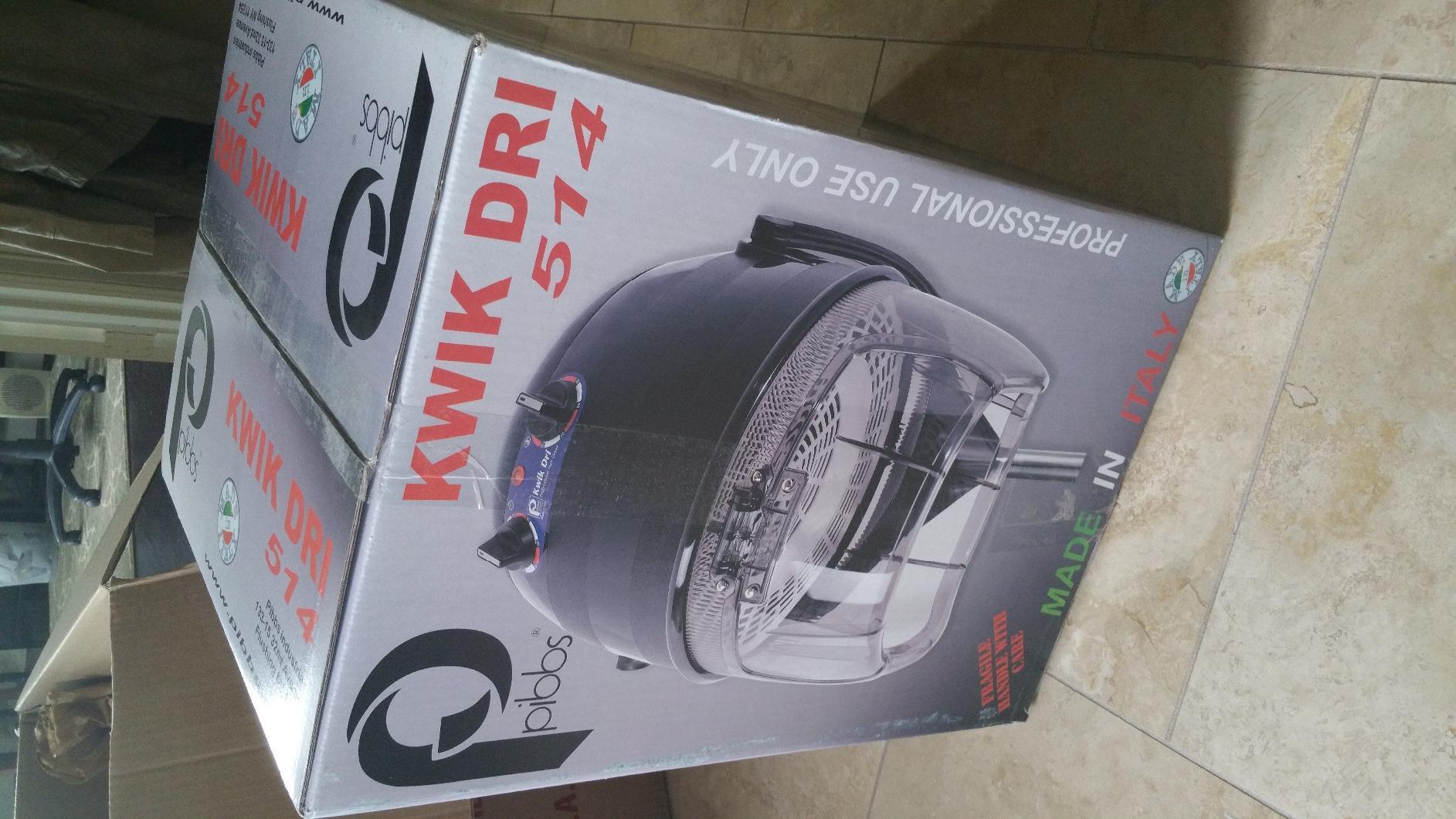 Pibbs 514 Kwik Dri 1100W Professional Salon Hair Dryer with Timer, Temp Control, Adjustable Height & Head, Rolling Caster Base, Flip-Top Visor, CE Certified, Made in Italy, Black, PIB-514 customer photo 2