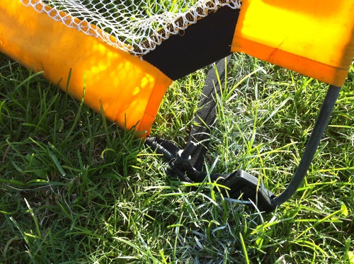 PUGG Pop Up Soccer Goal, Portable Training Football Knitted Poly Net Equipment, The Original Pickup Game Goal, Includes Two Goals & Bag customer photo 2