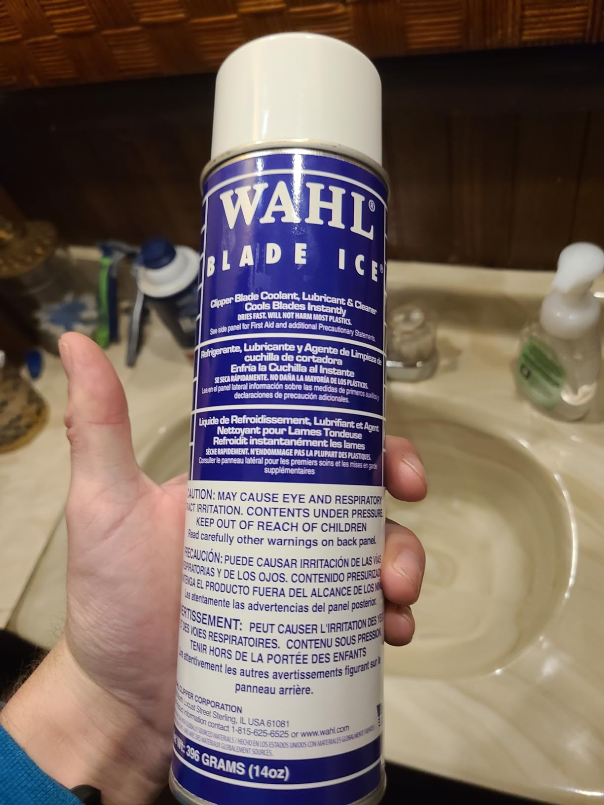 Wahl Professional Blade Ice Spray, Blade Coolant, Instant Cooling Lubricant and Cleaner for Clippers and Trimmers, 14 Fl Oz customer photo 1