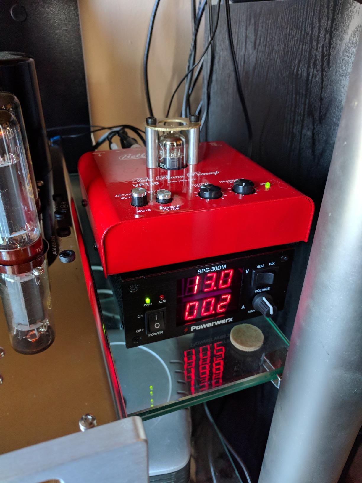 Bellari VP130 MM Tube Phono Preamplifier With Headphone Amplifier customer photo 1