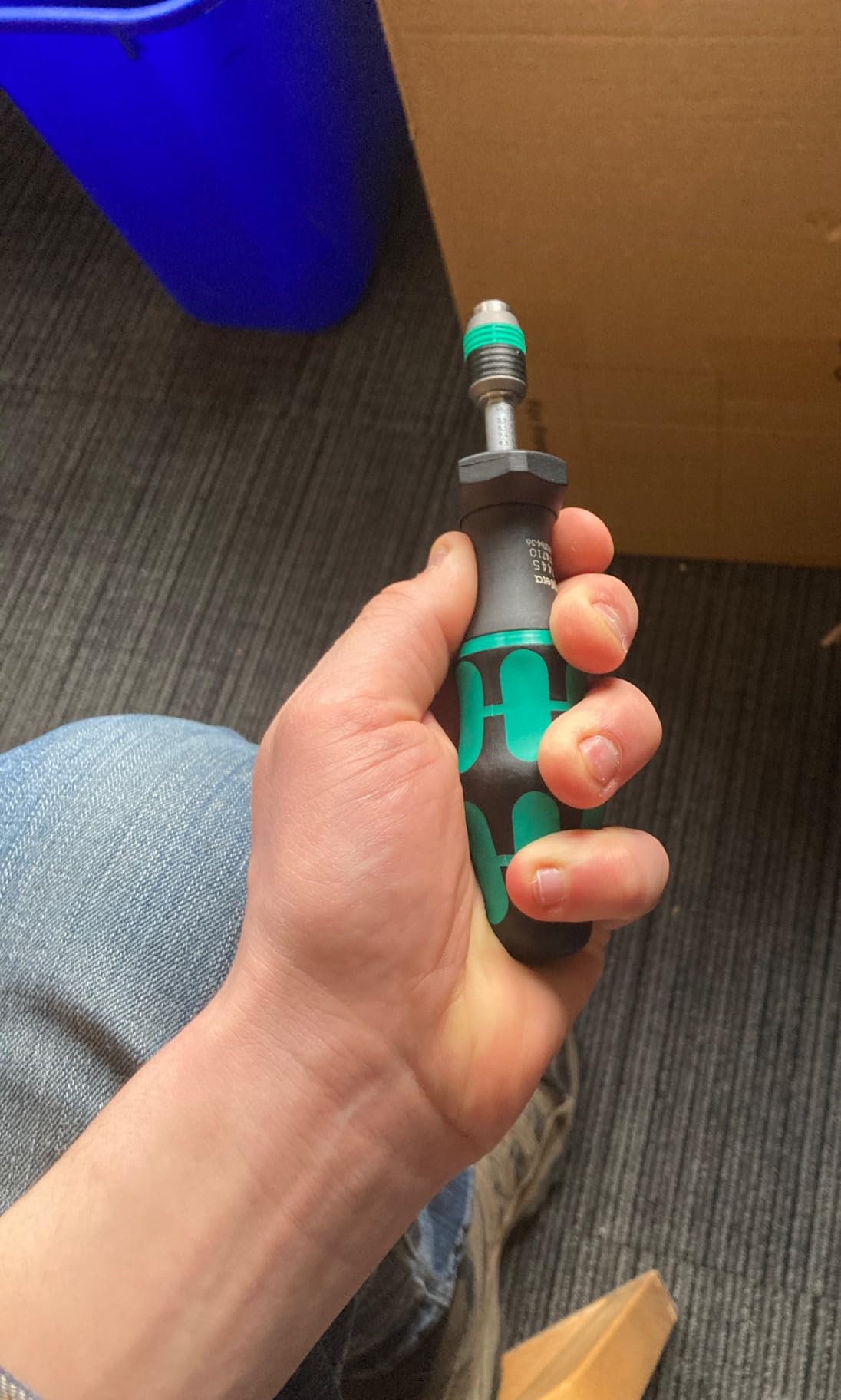 Wera 05074710001 Series 7400 Kraftform adjustable torque screwdrivers (0.1-3.0 Nm) with Rapidaptor quick-release chuck, art. no. 7441 x 1.2-3.0 Nm customer photo 2