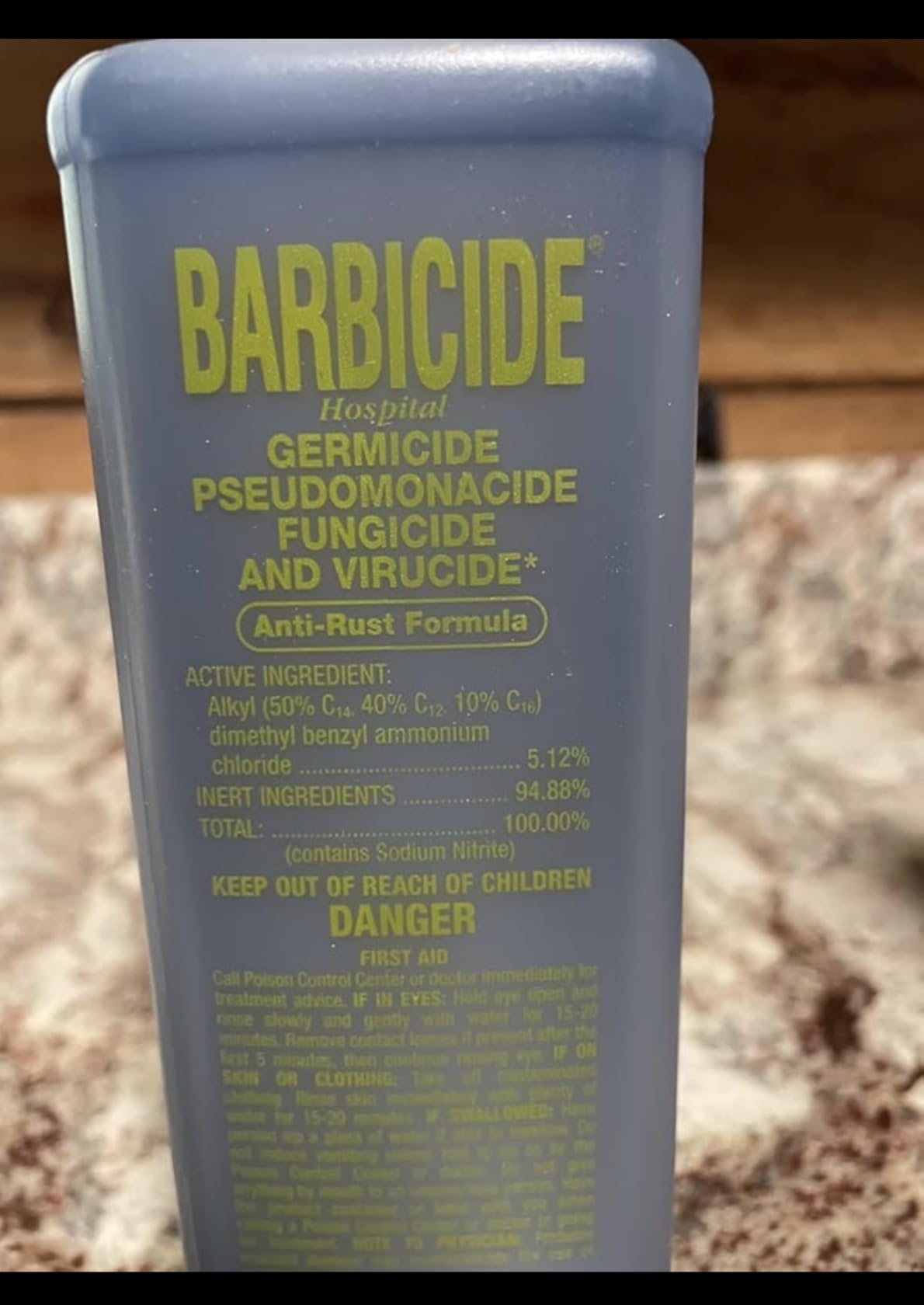 BARBICIDE Disinfectant Concentrate - Pint (16 Fl Oz) | EPA-Registered, Hospital-Grade Germicide for Salons & Barbershops | Anti-Rust Solution for Shears, Combs & Professional Tools customer photo 1