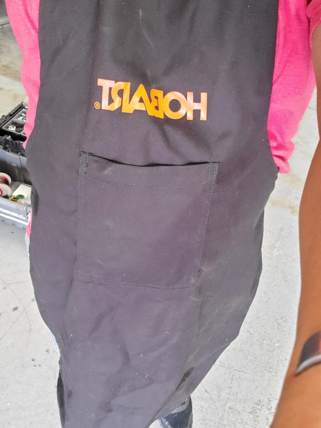 Hobart 770686 Black Cotton Welding Apron customer photo 2