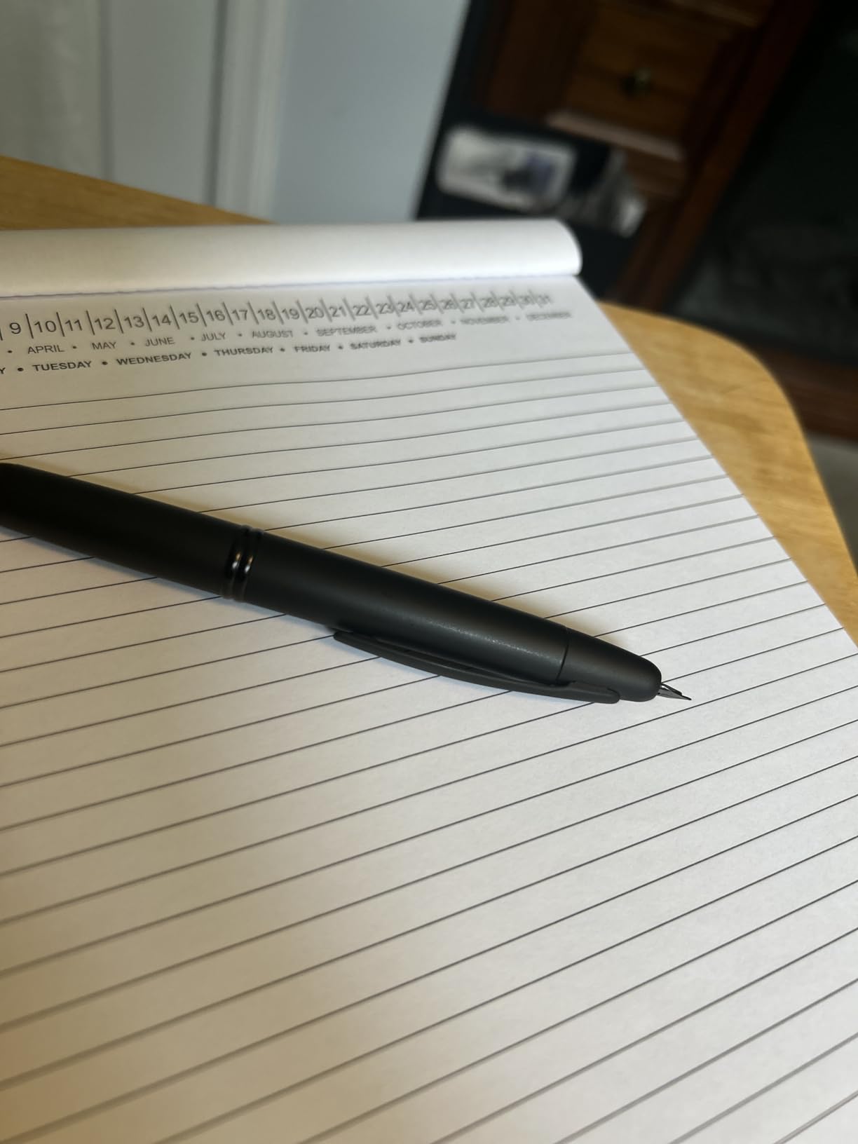 PILOT Vanishing Point Collection Refillable & Retractable Fountain Pen, Matte Black Barrel, Blue Ink, Fine Nib (60580) customer photo 1