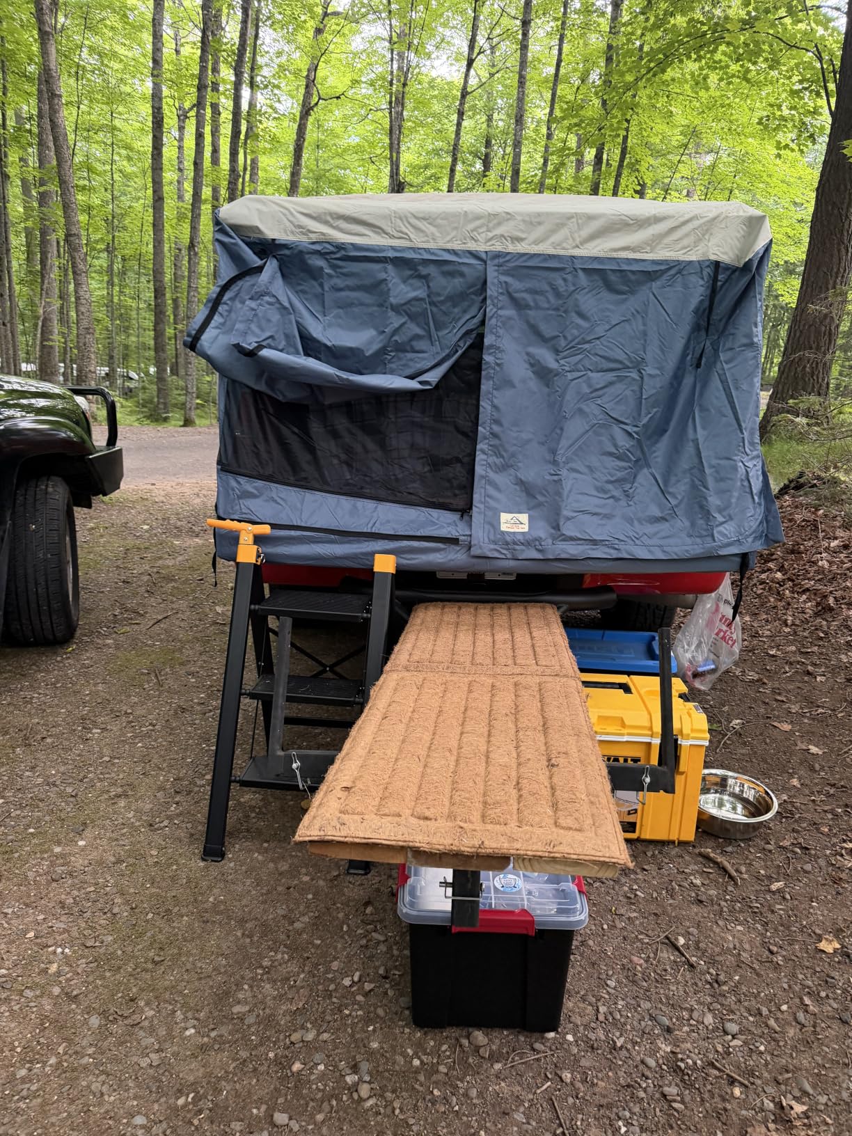 DAC Full-Size Truck Bed Tent for Caps- Fits Ford F-150, Chevy Silverado, Toyota Tundra, Tacoma (2005+), Tailgate ≥ 58