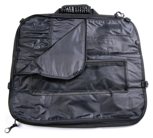 Messermeister 8-Pocket Padded Knife Luggage Bag, Camouflage - 8 Elasticized, Reinforced Pockets for Culinary Tools - Holds Up to 18