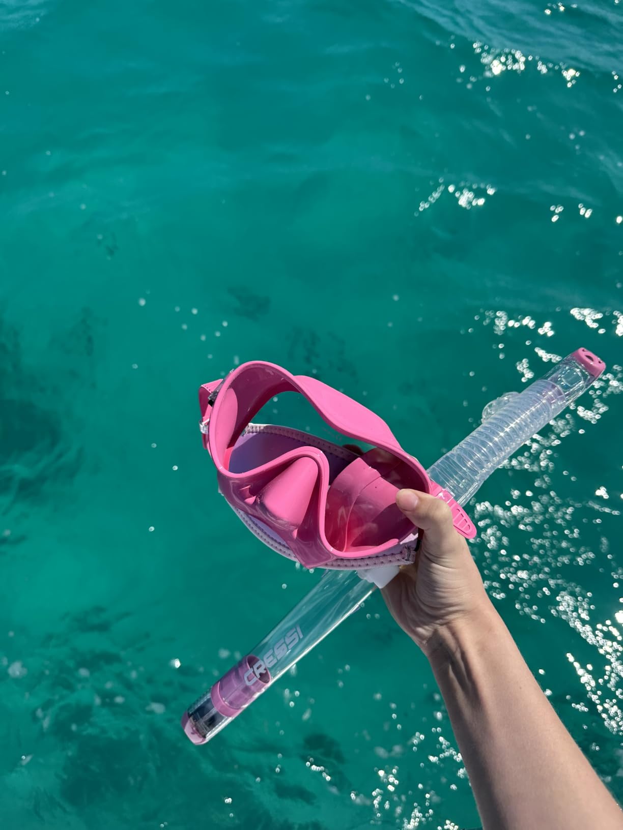Cressi F1 Frameless Snorkel Mask - Low-Profile Snorkel Gear - Fold-Flat Snorkeling Gear for Adults - Comfort Fit & Scuba Mask customer photo 1