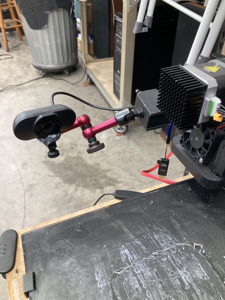 AGPtek 3-Joint Red Adjustable Magnetic Base Holder for Digital Dial Indicator customer photo 1
