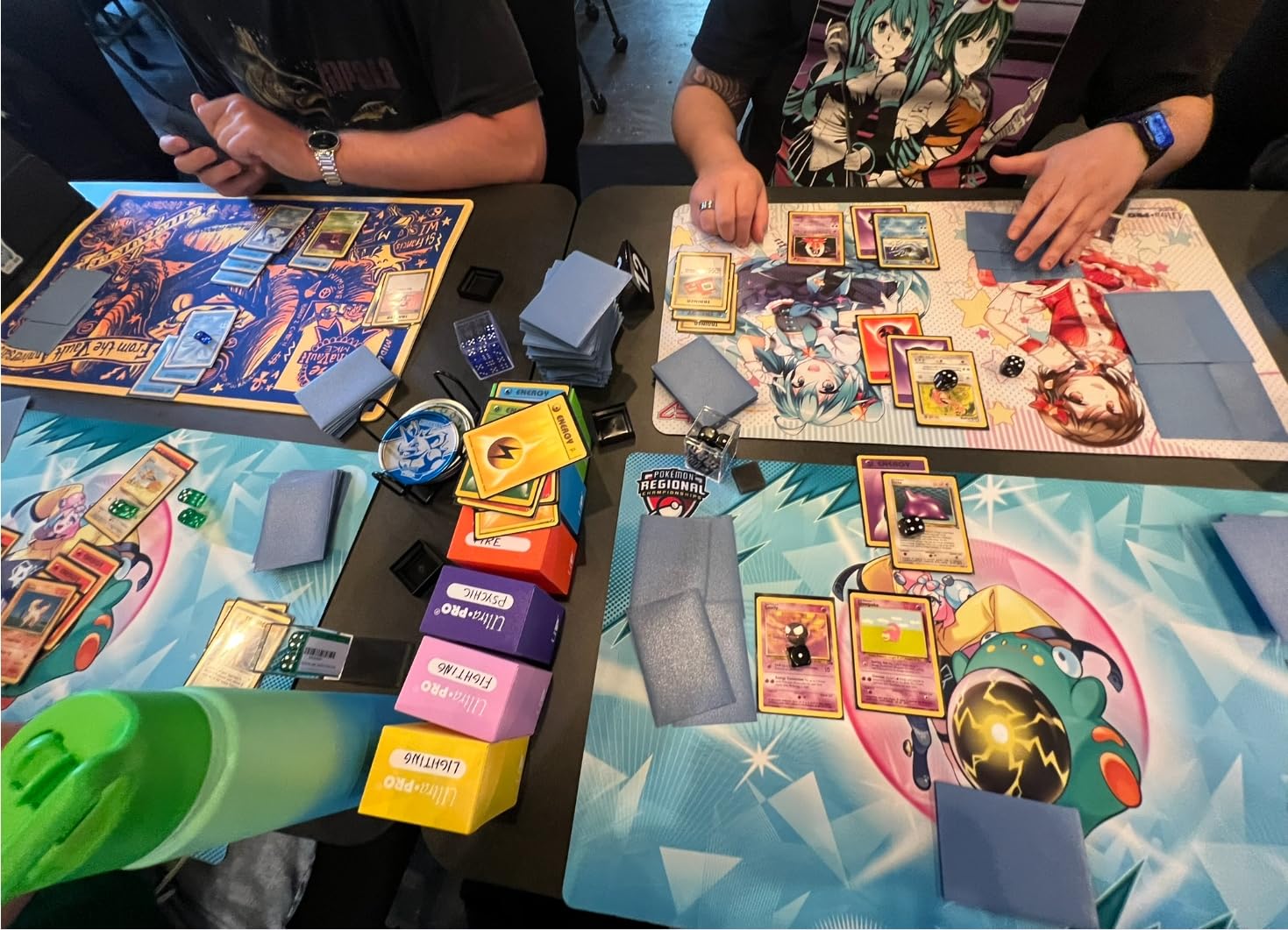 Ultra-Pro Deck Box, Set of 6 (Orange, Purple, Light Blue, Pink, Yellow, Light Green) customer photo 1