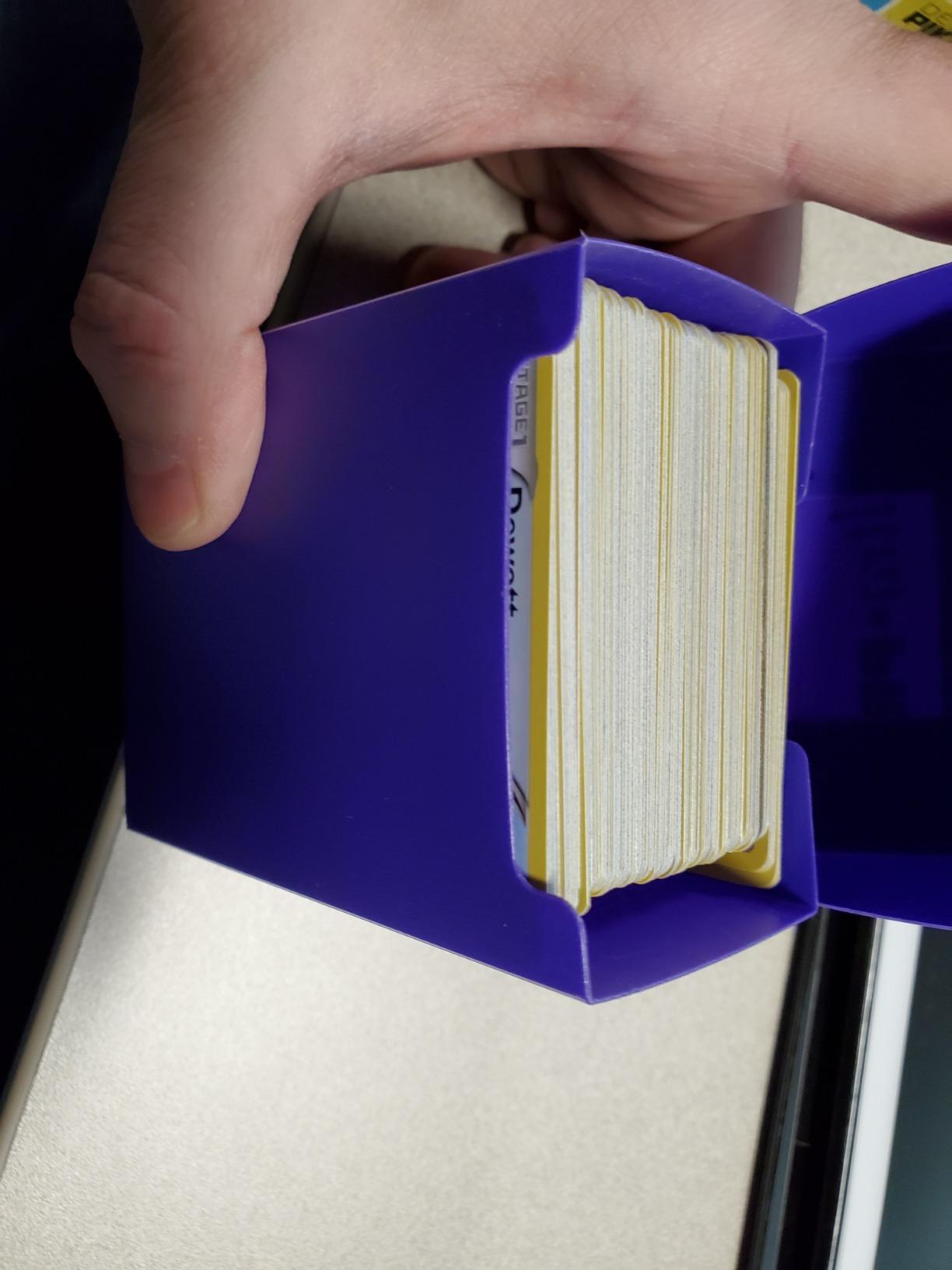 Ultra-Pro Deck Box, Set of 6 (Orange, Purple, Light Blue, Pink, Yellow, Light Green) customer photo 2