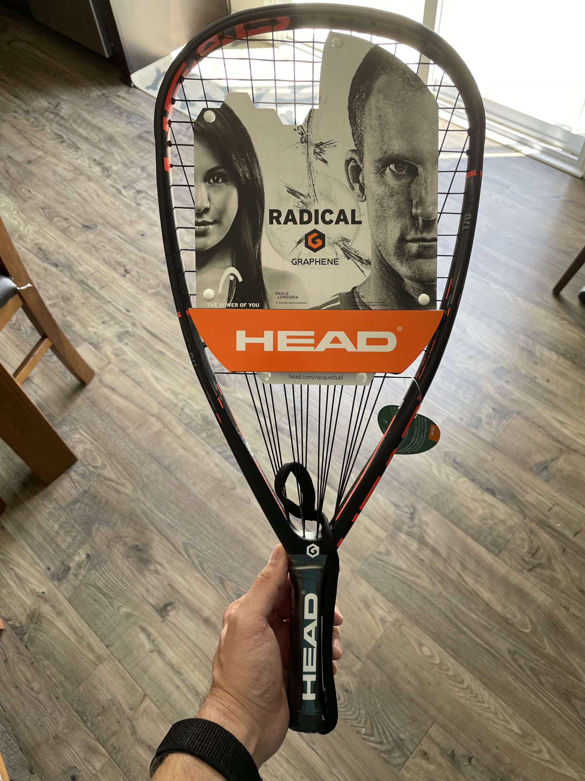 HEAD Graphene Radical 160/170/180 Racquetball Racquet Series customer photo 1