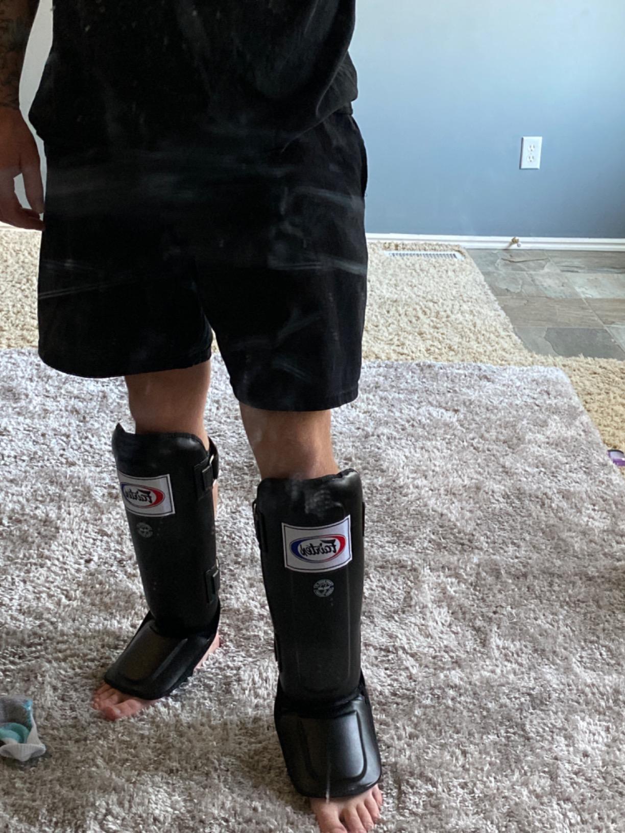 Fairtex SP3 Muay Thai Shin Guards for Men, Women, Kids | MMA Training, Kickboxing | Premium, Lightweight & Durable |Avoid shin splints During Training, Sparring customer photo 1