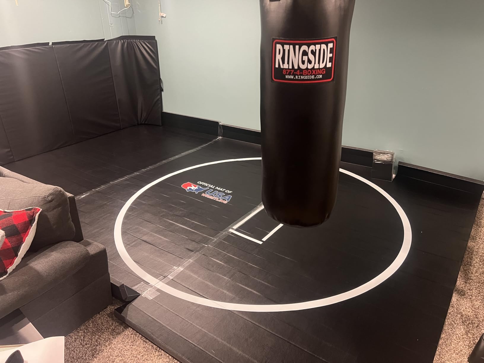 Dollamur 10'x10' Wrestling Mat, with Circles customer photo 1